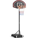 YOLEO Basketballkorb Outdoor für Kinder, 110–210cm...