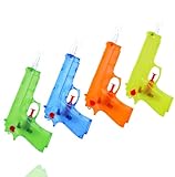 4X Wasserpistolen Set 15 cm für Kinder & Erwachsene -...