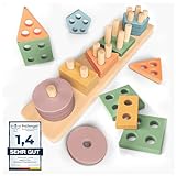 Sweety Fox Montessori Spielzeug ab 1 Jahr - Holz...