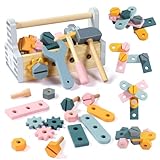 Werkzeugkoffer Kinder Montessori Spielzeug ab 2 3 4...
