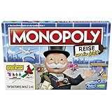 Hasbro Monopoly Reise um die Welt, Brettspiel für...