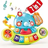 Musikspielzeug Baby Spielzeug 6 Monate, Elefant Baby...