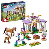 LEGO Friends Reitschule Set mit 2 Spielzeug-Pferden,...