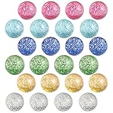 Pllieay 24pcs Hüpfbälle Glitzer Hüpfbälle, 32mm 6...